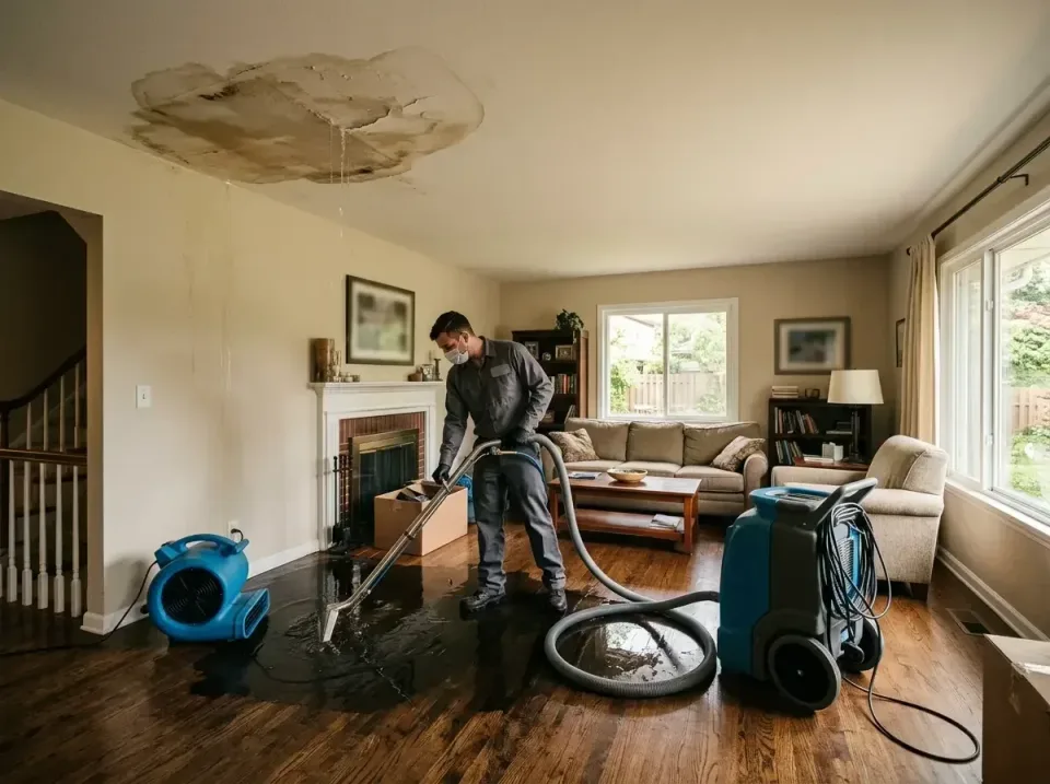 attic-pipe-burst-ceiling-drip-008 — frequently asked questions, Water Damage Restoration & Carpet Care in Minoa, NY